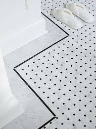 Floor Border Tiles In The Bathroom Marble Tile Floor Flooring Bathroom Floor Tiles