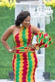 34 Latest Ghanaian Kente Dresses Styles For Engagement To Copy In 2019 Fashionuki