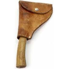 Its tough carbon steel head and rugged design make it the perfect companion to your other gear while on any adventure. Vintage Marbles Camp Axe With Leather Holster Showing Very Good Condition Blade Unground 10 1 2 Ov Leather Holster Leather Sheath Camp Axe