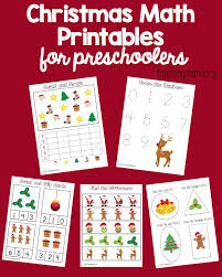 Celebrating christmas is an art form. Christmas Math Printables For Preschoolers