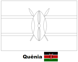 É a maior cidade da áfrica oriental e está localizada a cerca de 1 700 metros de altitude, às margens do rio nairobi, no sul do país. Blog De Geografia Bandeira Do Quenia Para Colorir