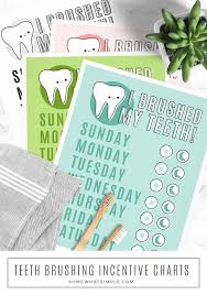 Tooth Brushing Chart For Kids Free Printable Somewhat Simple