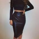 Faux Leather Skirt, PU Skirt, Leather Skirt - Missguided