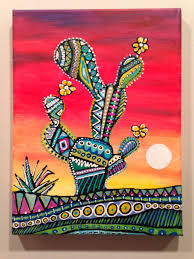 Update the pot with a coat or two of blue paint. Pinterest Cactus Art Novocom Top