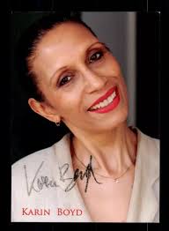 KARIN BOYD AUTOGRAMMKARTE Original Signiert # BC 110435 EUR 3,33