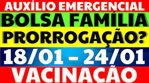 A distribuição dos pagamentos no calendário preparado pelo governo tem duas programações: 18 01 Prorrogacao Auxilio Emergencial 2021 Novo Calendario Bolsa Familia 2021 Vacinacao Anvisa Youtube