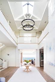 High Ceiling Foyer Chandelier High Ceiling Foyer Chandelier Paint Color Is All White By Farrow And Ball High With Images Foyer Decorating Foyer Lighting Entrance Design