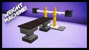 If we reach 10.000 likes, i'll build an entire gym! Minecraft How To Make A Weights Machine Youtube