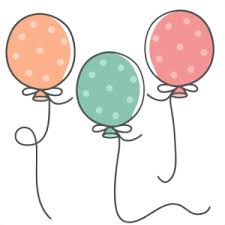 5 Balloons Clipart Black And White Pin On Miss Kate