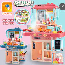 Sold and shipped by best choice products. Kid Kitchen Toy Simulation Miniature Kitchen Spray Water Pretend Play Kitchen Cooking Table Pans Food Dishes Cookware Dinnerwar Kitchen Toys Aliexpress