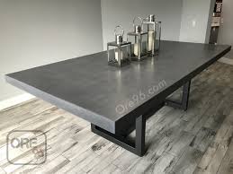 Concrete Dining Table Custom Dining Tables Concrete Dining Table Dining Table