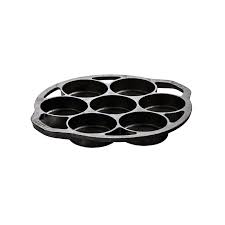 Get muffins hot out of the oven with a lovely crust when you use the cast iron muffin pan. Lodge Cast Iron Drop Biscuit Or Mini Cake Pan L7b3 Pre Seasoned Bakeware