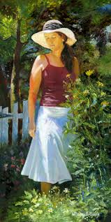 Comments for women in garden. Why Woman In The Garden Nov 16 2009 Original Oil Painting Blog By American Oil Painter Daryl Urig The Paintings Of Daryl Urig