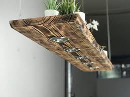 Blockwood Forge Ceiling Lamp Wood Flamed For The Kitchen Living Room Vintage Hanging Lamp Dining Room Pendant Lamp Ceiling Lamp With Led Wood Ceiling Lamp Hanging Lamp Wood Light Fixture