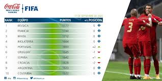 The men's fifa world ranking is a ranking system for men's national teams in association football, currently led by belgium. Selecciones Europeas Mueven Clasificacion Fifa Mexico Sigue En El 11 Deportes La Jornada
