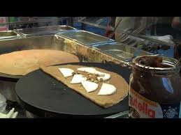 Paris Street Crepes July 2009 Youtube Street Food Crepes Food