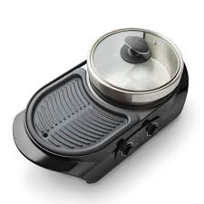 Got Hot Pot 3in1 Electric Indoor Shabu Shabu Hot Pot With Bbq Grill Interchangeable Stainless Steel Hot Pot Cooker Or Frying Pan Hot Pot Teppanyaki Korean Bbq