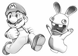 Rayman coloring a rayman coloring page by spongefox on deviantart coloring pages rayman print character from the game Coloring Page Raving Rabbids Raving Rabbid And Super Mario 10