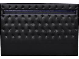 Le lit 2 personnes 180×200 cm style, contemporain trouvera parfaitement sa place dans votre chambre ! Tete De Lit Deco Led 189 Cm Noir 99445 99453
