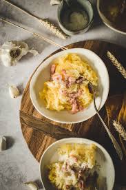 Courge Spaghetti Au Four Facon Carbonara Recette Tangerine Zest Recette Recette De Courge Spaghetti Courge Spaghetti Recette Courge