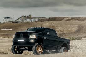 Black And Gold Rims For Trucks Black Dodge Ram 2500hd Gets Gold Adv5s Alloy Wheels Soulsteer Dodge Trucks Trucks Dodge Trucks Ram