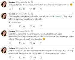 Fatin afeefa ada anak luar nikah. Menari Malukan Agama Kau Tak Bagi Nafkah Anak Setahun Tak Malu Pulak Fatin Afeefa Templak Bekas Suami