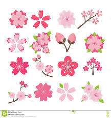 Download Cherry Blossom Icon Set Stock Vector Illustration Of Vector 77395867 Cherry Blossom Drawing Flower Illustration Chinese Cherry Blossom