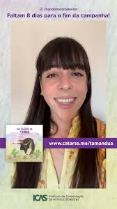 Ju Magnino tem um recado especial para todos nós, apaixonados por  tamanduás-bandeira: faltam apenas 8 dias para o encerramento da campanha de  financiamento coletivo do livro “Nas Pegadas da Tikoa”, e ...