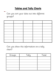 frequency chart worksheet kids activities