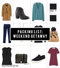 The Only 12 Essentials You Need For A Winter Weekend Getaway Winter Travel Outfit Weekend Getaway Packing Weekend Packing