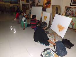 Jual lukisan online bisa melakukan pemesanan langsung melalui website kami dan pengiriman ke seluruh indonesia dengan jenis lukisan abstrak, bunga, pemandangan, minimalis, dengan harga murah meriah. Galeri Lukisan Online Indonesia Balchi Bara Art Gallery