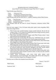 Agar dapat sukses, sebuah acara biasanya membutuhkan kerjasama antara beberapa pihak. Download Contoh Surat Mou Untuk Berbagai Keperluan Kepala Sekolah Tanda Jurnal
