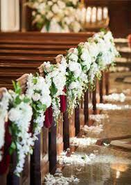 Check out this wedding flower checklist for all the other times you might want to use fresh blooms at your event. Wedding Ceremony 11 08222016 Km Modwedding Church Wedding Decorations Wedding Aisle Decorations Church Wedding Flowers