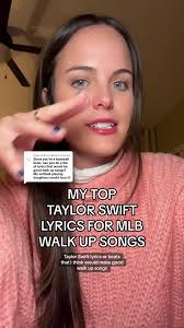 Positive Taylor Swift Lyrics for Softball Player