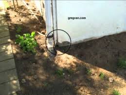 I personally prefer extending a gutter drain below ground basically making a mini drain field over splash blocks. Plugged Underground Drain And Gutter Creates Stucco Damage Property Damage Youtube