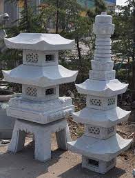 10 039 Pagoda Japanese Carved Granite Garden Lantern Stone Lantern Ebay Garden Lanterns Pagoda Garden Stone Lantern