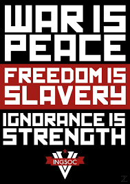 Ingsoc War Is Peace Freedom Is Slavery Ignorance Is Strength Why Did Orwell Choose Freedom Is Slavery Instead Of Slavery Is Freedom As The Second Slogan In 1984 In 2020 Ingsoc Slogan Slavery