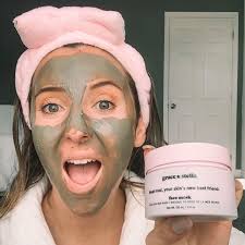 dead sea mud face mask for skin care by grace & stella