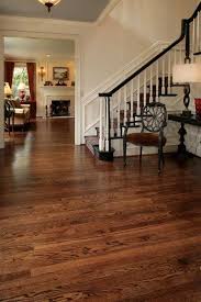 Picture Of The Dura Seal Coffee Brown Stain On Red Oak In The Foyer Hardwood Floor Colors Oak Floor Stains Hardwood Floors