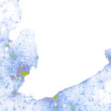 Click on a state to view related charts and data. The Racial Dot Map One Dot Per Person For The Entire U S
