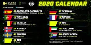 World Rx 2020 Calendar 2020 Calendar World