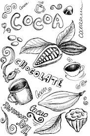 External structure of human heart shows its conical shape with apex facing downwards and the broad base. Cacao Bean Stock Illustrations And Cartoons Doodle Art Designs Hand Art Drawing Cacao