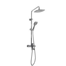 The grohe euphoria 260 rain shower head has a soft and delicate spray pattern that mimics the feel of a warm rainfall on your skin. Fidelis Rain Shower Set With Mixer Tap Ft 8598 Everyworks Singapore