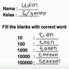 Ulangan Bahasa Inggris Teks Lucu Ungkapan Lucu Kutipan Lucu