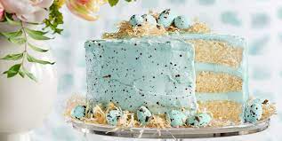 This Beautiful Robin S Egg Cake Is The Most Delicious Way To Celebrate Spring Easter Cakes Easter Cake Recipes Easter Cake Easy