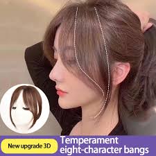 0 review(s) | add your review. 3d Middle Part Bangs Side Bangs Clip In Hair Extension Women Bang Synthetic Hair Top Front Hair Pieces Mumupi Synthetic Bangs Aliexpress