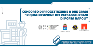 Dispense corso computo metrico, contabilità lavori e bim: Concorso Di Progettazione A Due Gradi Riqualificazione Dei Paesaggi Urbani Di Porta Napoli Coorganizzato Dal Comune Di Taranto Dall Ordine Degli Architetti P P C Della Provincia Di Taranto Insieme All Ordine Degli Ingegneri Della Provincia