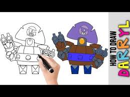 Darryl is also good in brawl ball as he can use his super to knockback the enemies and take the ball. How To Draw Ricochet From Brawl Stars Cute Easy Drawings Tutorial For Beginners Best Brawlwers Youtube