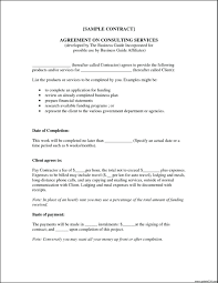 Agreement Of Consulting Services Document Sample Consultancy Services Agreement Letter E Contract Template Employment Cover Letter Business Proposal Template