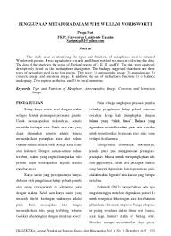 Top Pdf Figurative Language In William Wordsworth S Poem She Was A Phantom Of Delight 123dok Com